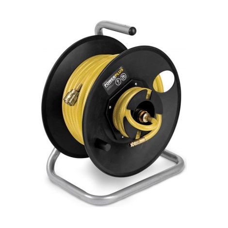 Powerplus Enrouleur de tuyau PVC POWAIR0210 - 20m - max. 17 bar - Compatible avec compresseurs