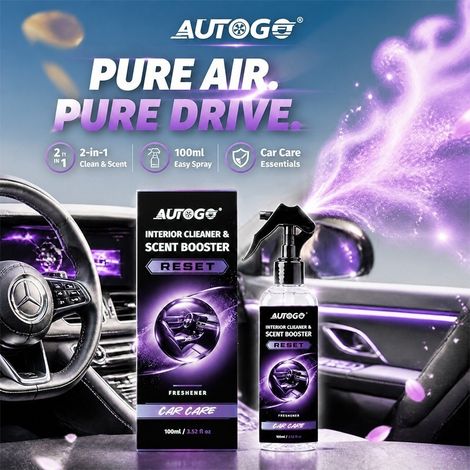 Auto-Innenraumreinigungs- und Duftspray – Sanft und schonend für den Innenraum, Auto-Innenraum-Lufterfrischerspray 100 ml -- DE (1/4)