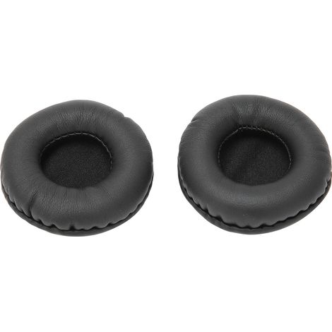 1 Paire de coussinets d'écouteurs 60mm, mousse souple universelle, rembourrage noir de remplacement (1/5)