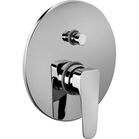 Miscelatore incasso doccia Sly con deviatore in ottone cromo di (1/4)