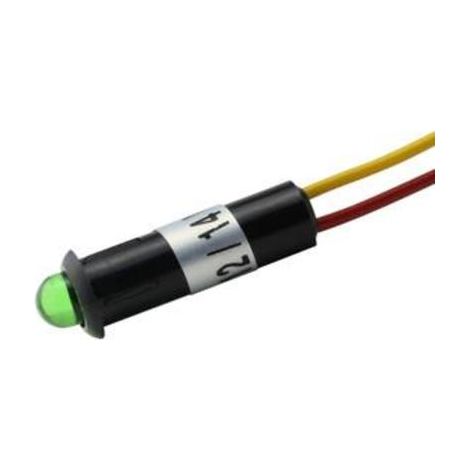 Lampada con LED 5 mm, verde 12.726/5/V 8430552021857 (1/3)