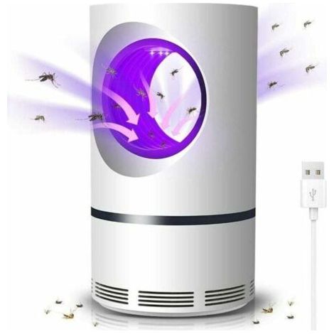 Répulsif pour insectes et animaux, pour nourrisson USB lampe anti-moustique lampe anti-moustique LED extérieur exterminateur de moustiques Format grand : 22,5 cm (1/5)