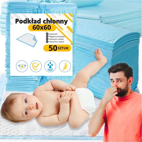 Saugunterlagen fürs Bett, wasserdicht, Schutzmatte, hygienisch, stark 50 (1/5)