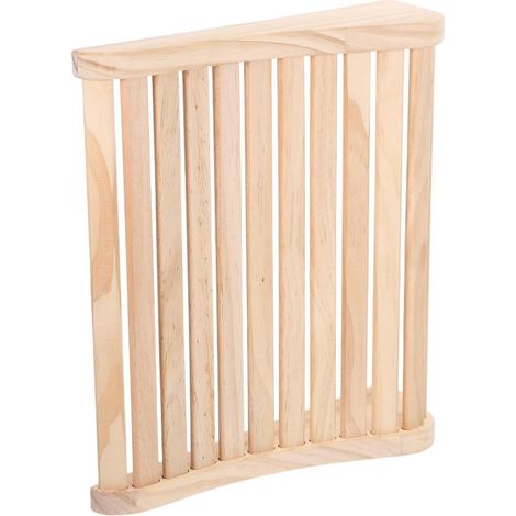 Oreiller de Sauna en Bois Naturel, Appui-tête Ergonomique pour Cou et Lombaires, Résistant à L’humidité, Accessoire Léger pour Sauna, Hammam et Spa à Domicile (1/5)