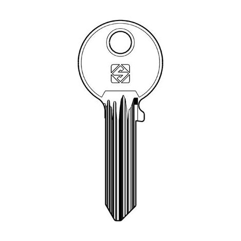 CHIAVE PIATTA ABUS AB63 SILCA - OTTONE NICHELATO- 10 pezzi