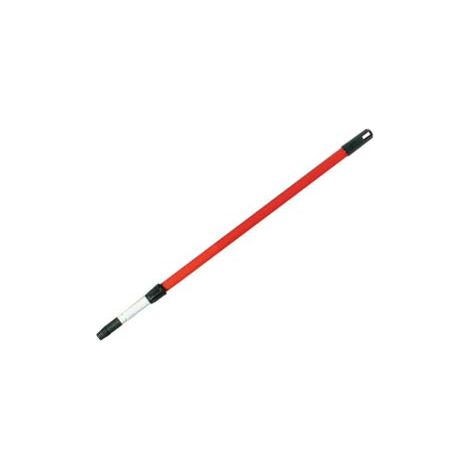 ASTA TELESCOPICA IN METALLO PLASTIFICATO CON VITE MT.1,50 PER SCOPE- - da cm.76,5 a mt.1,5 - 6 pezzi