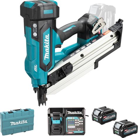 CLOUER DE CHARPENTE 34° 50 - 90mm 40V XGT BL MAKITA BN001GD201 (1/4)