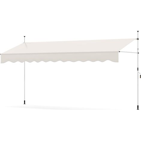 Tenda da sole retrattile per balcone senza fori altezza regolabile protezione uv