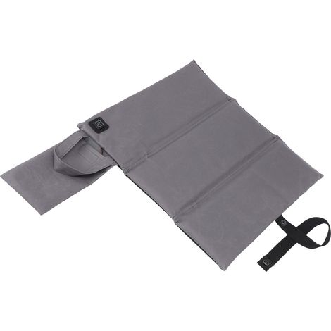 Coussin de chaise chauffant 3 températures USB, assise chauffante portable pliable pour bureau, pêche, stade (1/5)