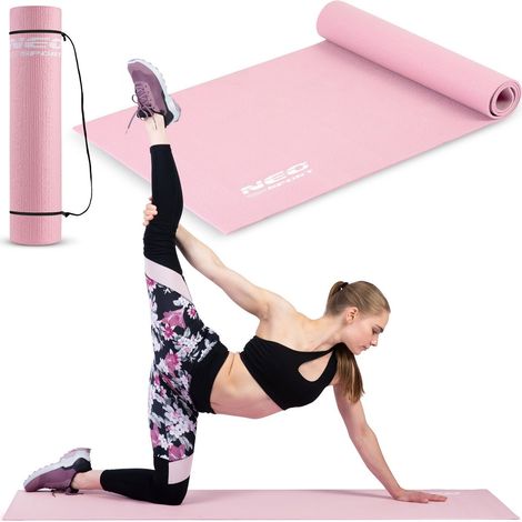 Trainingsmatte neo sport 173 x 61 cm - pink 192101