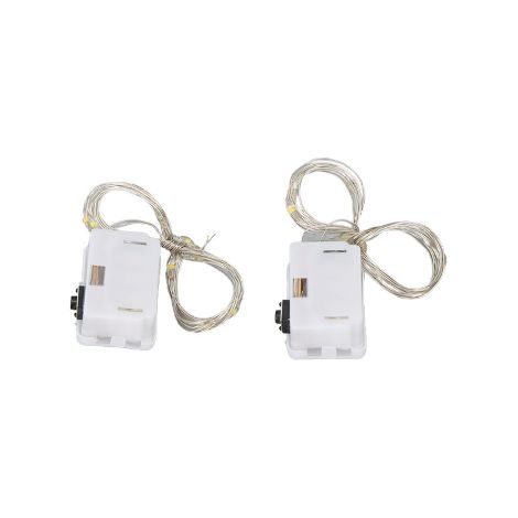Décoration murale en métal avec ailes d'ange LED (Spécifications du fournisseur : 45 x 22,5 cm avec lumières) (avec batterie intégrée) (Accessoires : 2 guirlandes lumineuses)