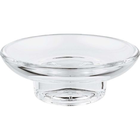 Grohe – Porte-savon transparent pour salle de bains – Verre trempé – Design épuré – 40368001