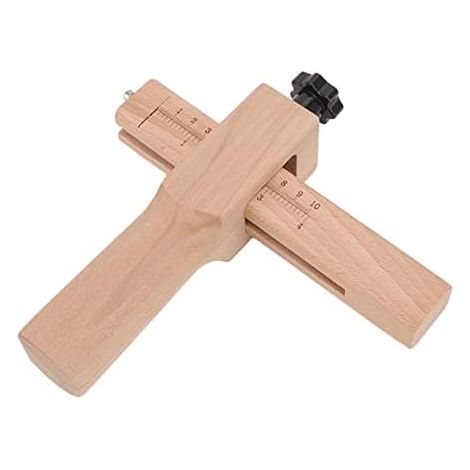 CSPARKV 180x41mm Wooden Hand Leather Strip Other Gardening Tools Wood Strip Cutter Belt Cutter with Adjustable Rod Cutting Tool DIY Tools (1/5)