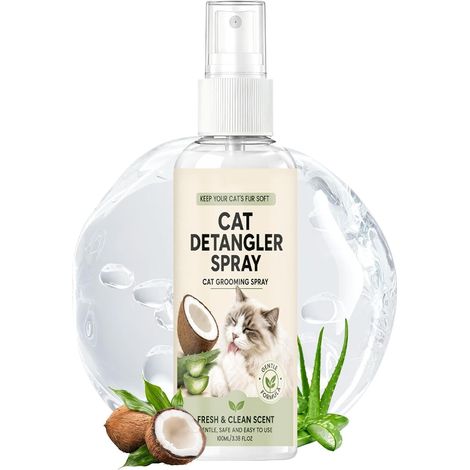 Après-shampoing pour Chien 100 ML Parfum Naturel sans rinçage Spray soin pour peaux sensibles Entretien bain après douche petites grandes races (1/5)