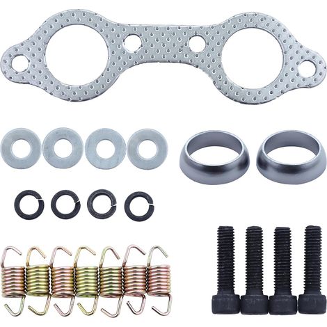 Kit de reconstruction de ressort, joint de silencieux d'échappement pour Polaris Sportsman 2002-2006 MV7 600 700 800 Frontier 2002-2005, Remplace OEM 5811511 3610047 (1/5)