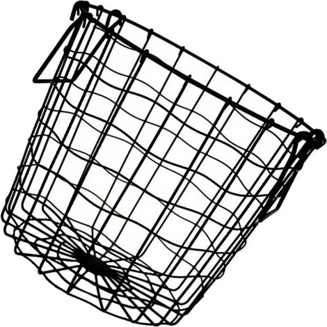 Panier à Linge Noir Grosse Capacité, Facile à Transporter et Solide, Organise Efficacement Vêtements de Bain Buanderie (1/5)