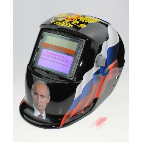 ZOLGINAH Casque de Soudure Automatique - Masque de Soudure avec 2 Lentilles et 2 Capteurs de filtre à ombre réglables DIN9-13 pour le soudage à l'arc de MIG TIG MAG [Classe énergétique A+++] (1/5)