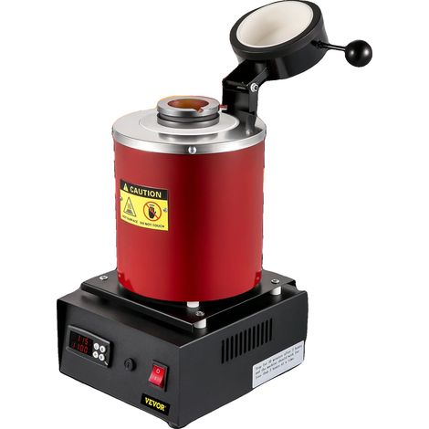 Forni di fusione, capacità 3 kg, temperatura massima 1150 °C, potenza in ingresso 1750 W, tensione di ingresso 220 V, materiale ceramico resistente (1/5)