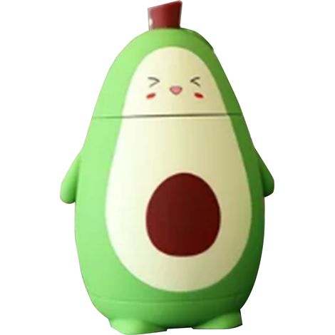 Gourde Isotherme Avocat Mignon à Double Paroi avec Corde, Idée Cadeau Étudiant Portable (1/5)