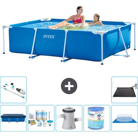 Intex Piscine Tubulaire Rectangulaire - 220x150x60 cm - 8-pièces S40048 (1/5)