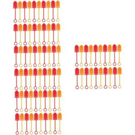 80pièces De Prise pour Batterie De Couvercles De Connecteur Anti-poussière Isolante Et Résistante Aux Chocs pour Modèles Rc Chaque (1/5)