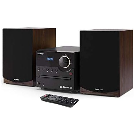 Sharp XL-B517D Micro Hifi Microsistema Audio per la Casa 45 W Marrone