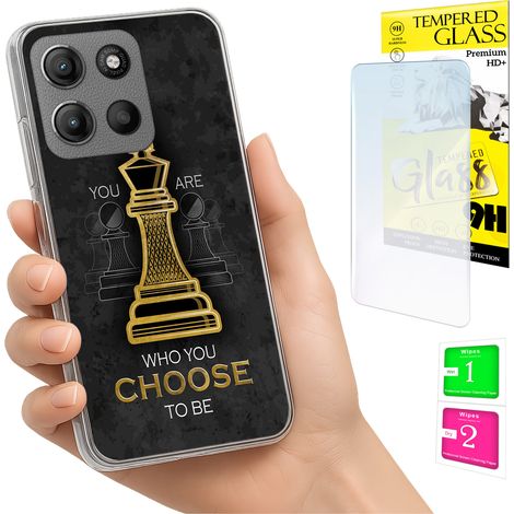 Funda para Motorola Moto G15 / G15 Power, carcasa trasera + cristal (1/5)