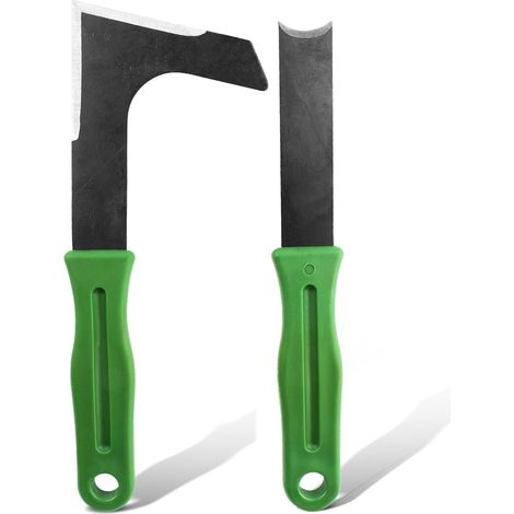 APEX Cet ensemble de deux outils de désherbage de jardin est doté de poignées en plastique confortables et convient aux pavés, aux maçonneries et aux allées. (1/5)