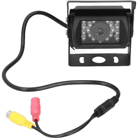 Caméra de recul à 120° avec 18 LED, étanche IP68, vision nocturne, 12-24 V, universelle pour voitures, camions et bus