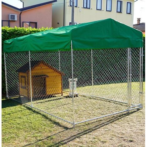 Box Per Cani Modello Lilli, Porta Ciotole Sì O No Senza Porta Ciotole, Tipologia Recinto Recinto 3,96 X 2,28 Coperto
