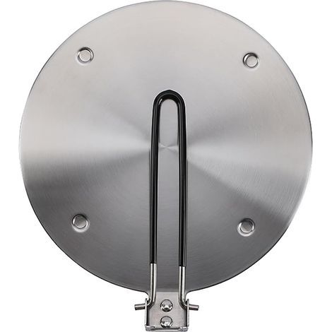 Induktionskochfeldadapter, Wärmeverteiler für Kaffeemaschinen und Kochgeschirr mit abnehmbarem Griff, 20 cm (1/5)