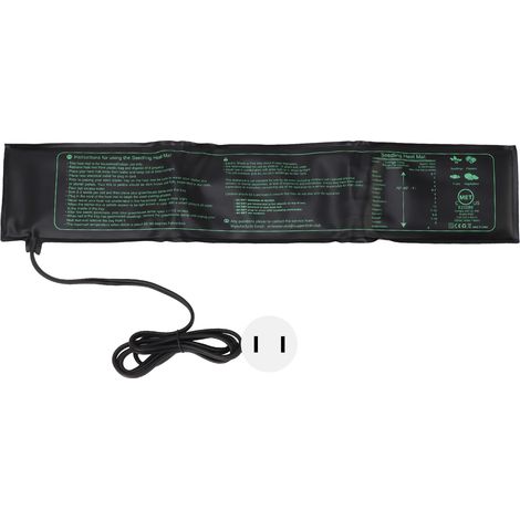 Coussin chauffant pour semis étanche pliable, tapis de germination pour plantes d'intérieur, hydroponie, prise américaine 110V (1/5)