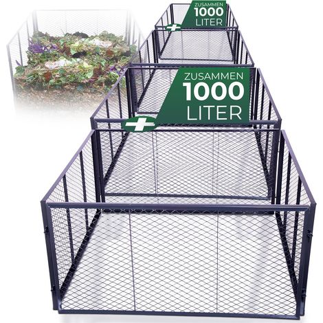 4x Novatool Komposter  2x Garten-Komposter