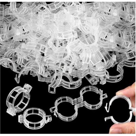 Reusable tomato clips, durable ties for tomatoes and plants, pack of 200 wide, sturdy clips.
