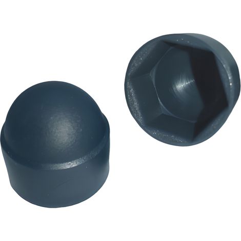 M10-Schraubenabdeckung, 17-mm-Schlüssel, Anthrazit, 50 Stück (1/2)