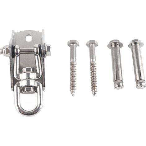 Kit de Suspension pour Hamac en Acier Inoxydable, Support de Balançoire Robuste à Rotation 360° (1/5)
