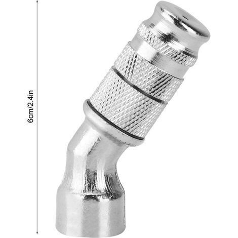 Lance d'Arrosage Professionnelle TNC 45° PU14 aisée longue distance haute pression irrigation jardins agriculture en métal inoxydable 6cm/2.4in 40g 1 pièce