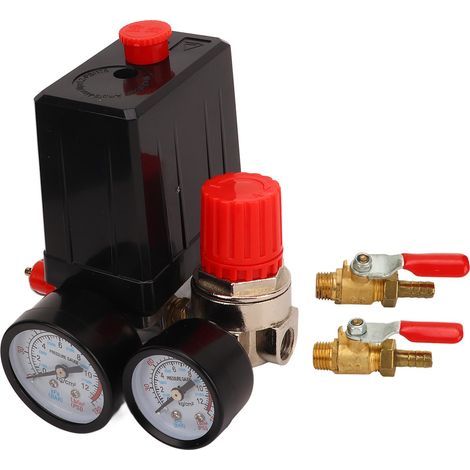 Air Compressor Pressure Switch 0-180PSI, Ball Valve Kit, Spare Parts, Accessories (1/5)