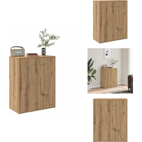 Sideboard Artisan-Eiche 60x30x75 cm Holzwerkstoff - Sideboard - Sideboards - Schrank - Lagerschrank (1/5)