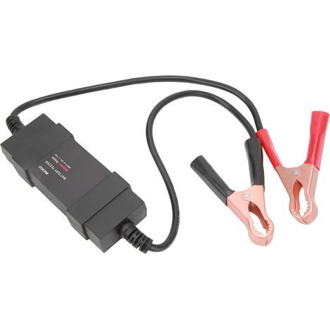 Testeur de batterie auto 6V-18V Noir Analyseur de charge et de démarrage pour batteries 12V voiture (1/5)