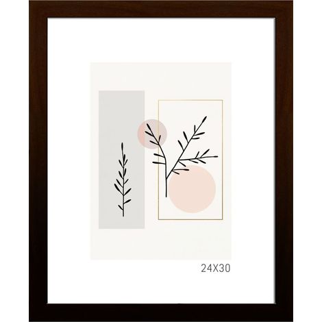 Cadre photo basique en MDF 30x40 cm marron 1 pc. (1/5)