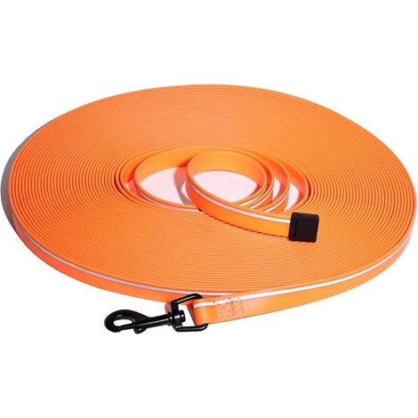 PVC Dog Lead Leash Waterproof Fluorescent Reflective Stain Resistant No Handle 5M 10M 15M Orange Orange 5M (1/3)