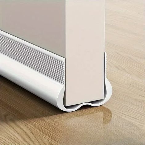 Joint de porte/anti-courant d'air 1 à 4 pièces, bande de porte en PVC imperméable, insonorisée et durable de 93 cm pour intérieur/extérieur