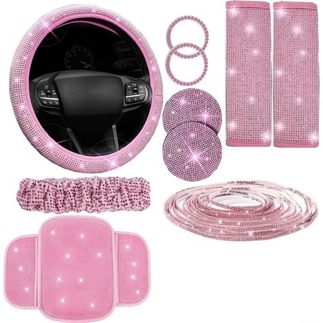 Ensemble de 10 pièces pour intérieur voiture avec housse volant (1/4)