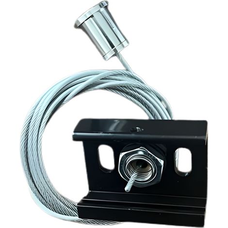 Kit Cavo Sospensione Per Binario Trifase Colore Nero Filo Da 150cm Per Un Lato CB40201 CB40202 CB40203