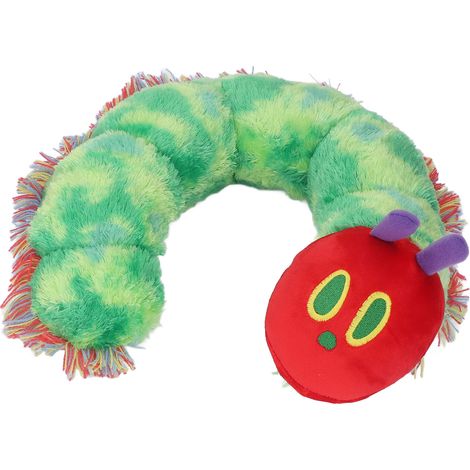 Raupen-Plüschtier, kuschelig weich, hautfreundlich, Nackenkissen, voll gefüllt, waschbar, Babyschlaf-Kuscheltier