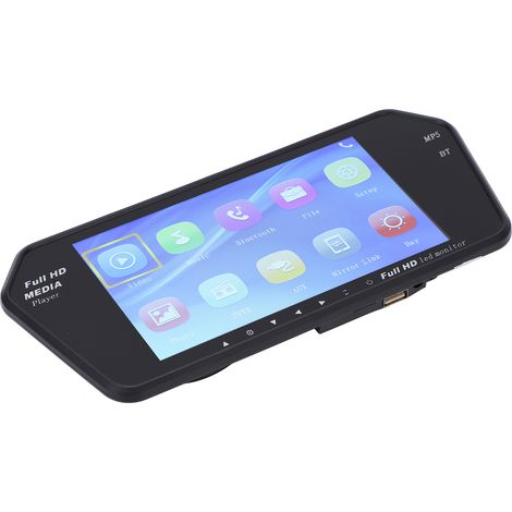Moniteur de caméra de recul 7 pouces avec Bluetooth et télécommande pour voitures, SUV et camions (sans caméra). (1/5)