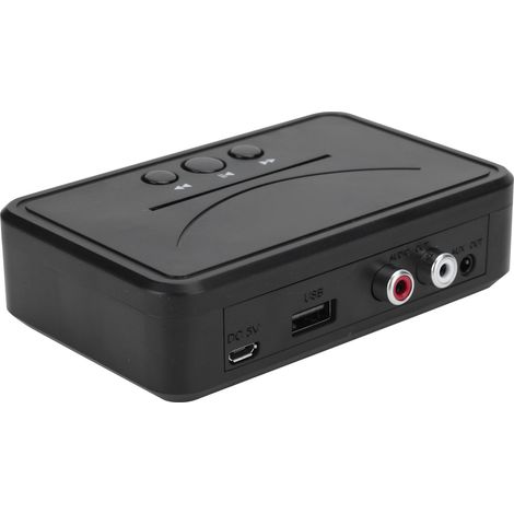 Récepteur musical sans fil Bluetooth 5.0 NFC avec adaptateur audio stéréo RCA 3,5 mm AUX USB (1/5)