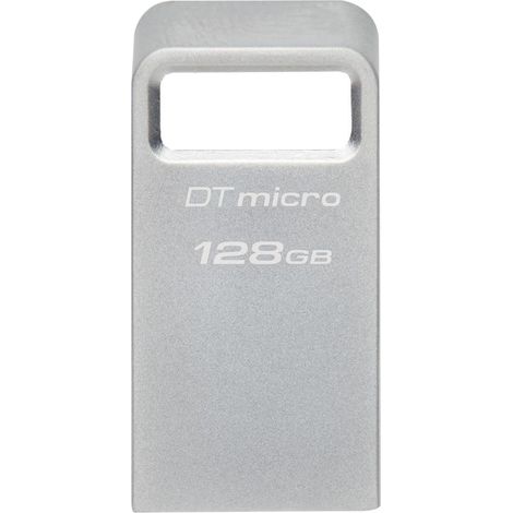 Kingston Technology DataTraveler Micro Pen Drive Chiavetta USB 128 GB 3.2 Gen 1 Argento (1/4)