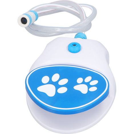 Fontaine à eau extérieure pour chiens, distributeur d'eau automatique activé par le pied, avec tuyau d'arrosage. (1/5)